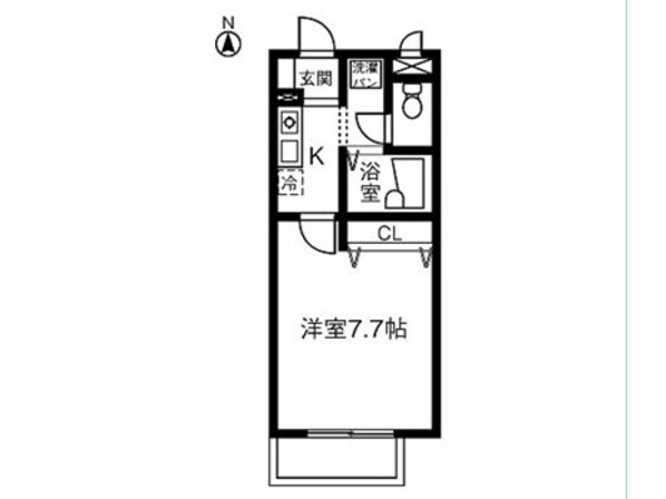 稲沢駅 徒歩18分 1階の物件間取画像